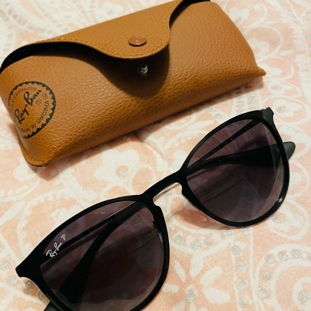Authentic Ray-Ban Erika Metal Frame, Polarized